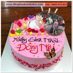 Bánh Sinh Nhật In Hình Ảnh - H457